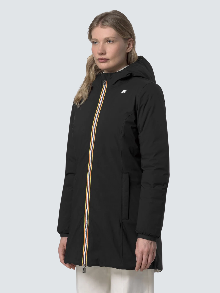 Giubbino "Denise St Thermo Reversible" K-Way nero K8134CW BC9 K-WAY 