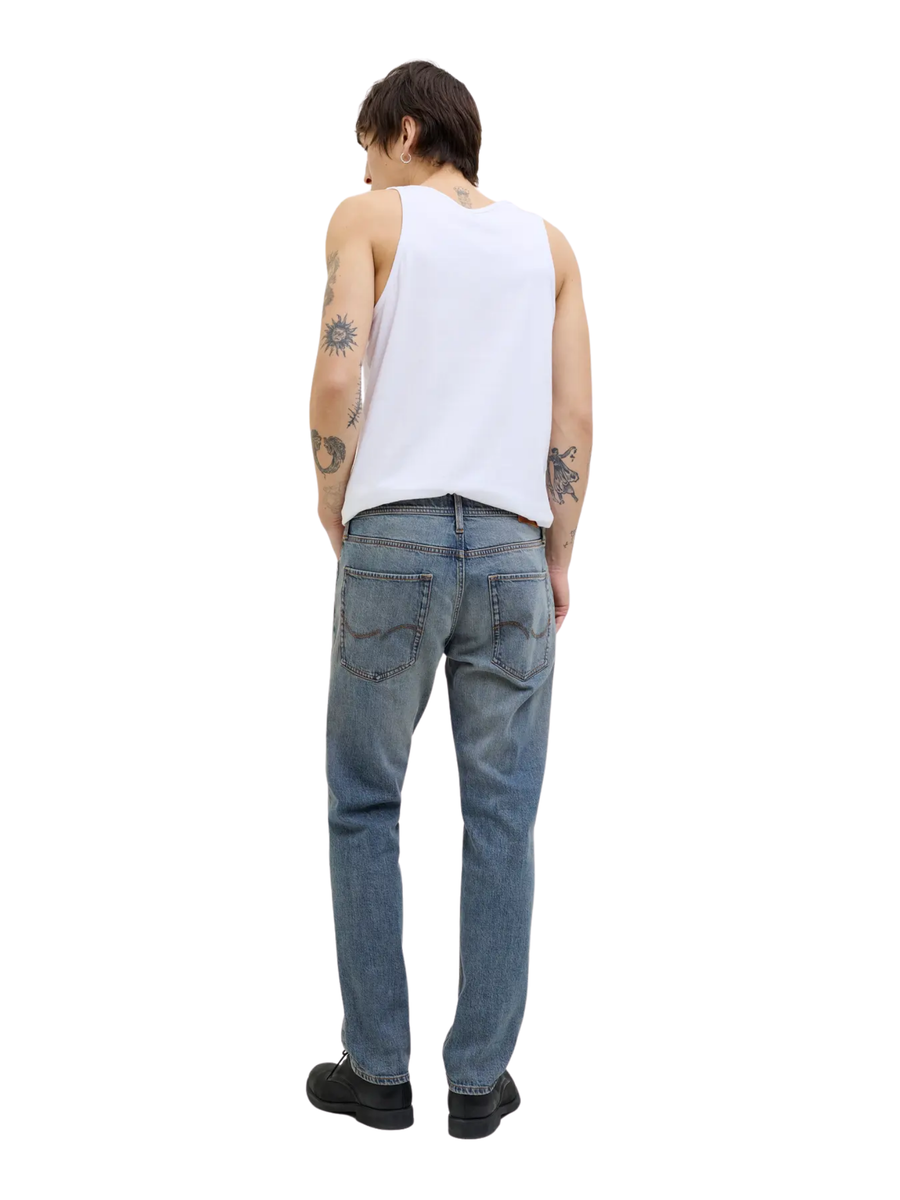Jeans "Sbd 556" Jack & Jones blu con dettagli slavati 12269527 BLUE Jack & Jones 