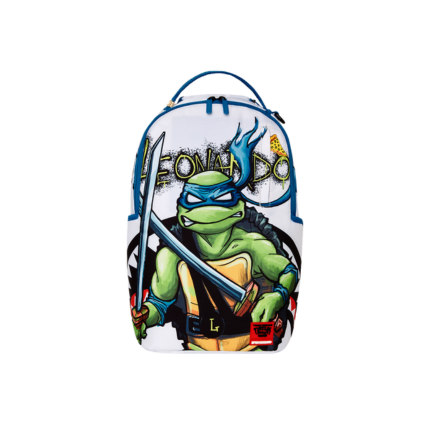 Zaino "TMNT Leonardo" Sprayground bianco con stampa ninja 910B7048 NSZ Sprayground 