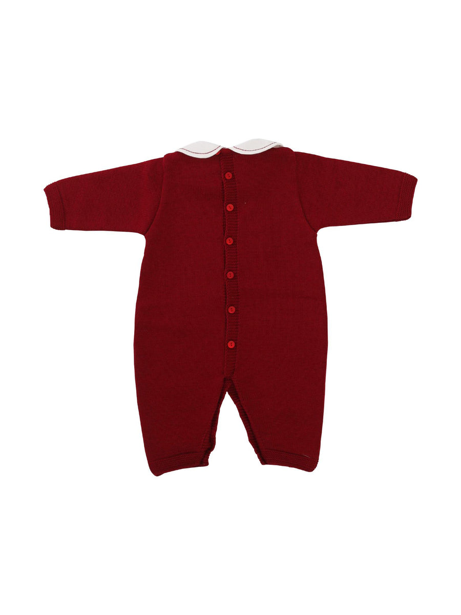 Tutina bordeaux con colletto IF1510 C2999 Marlù 