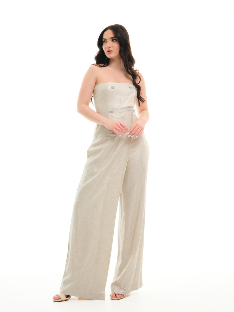 Tuta strapless Silence Limited beige chiaro TUT647 UNI Silence Limited 