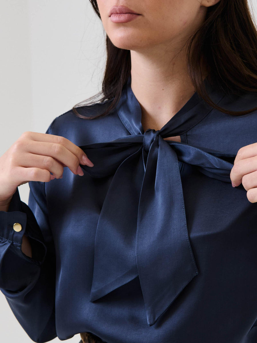 Camicia con fusciacca Armoire blu indaco C973B22R INK Armoire 