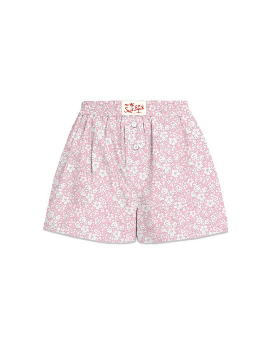 Shorts MC2 St.Barth rosa fantasia floreale BXY002 03671H MC2 SAINT BARTH 