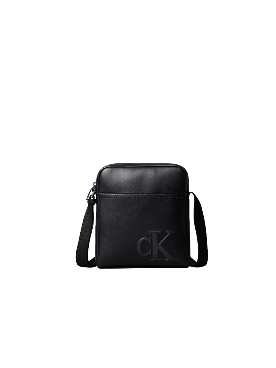 Borsello Calvin Klein nero con logo monogram stampato LV04D3248G UB1 Calvin Klein 