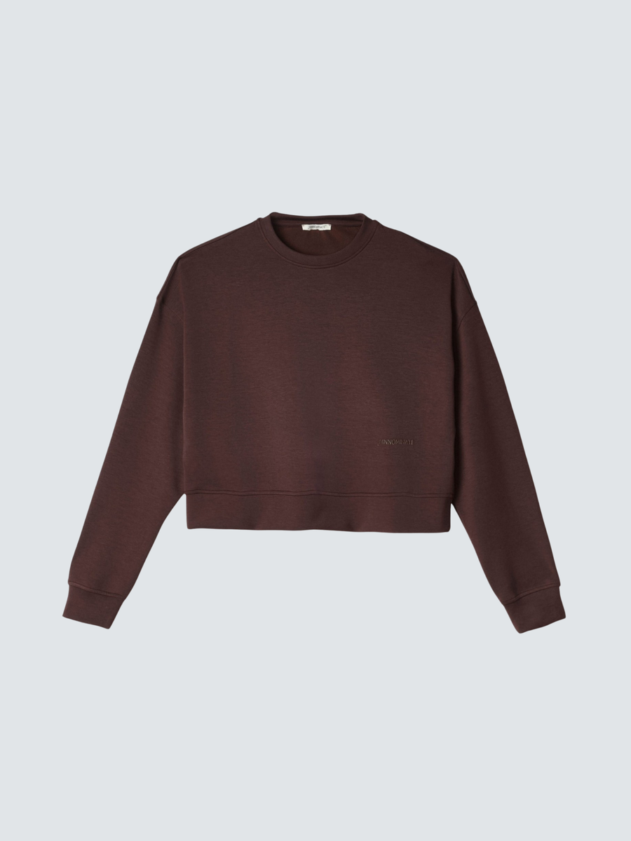 Felpa cropped Hinnominate bordeaux HMABW01991 MA03 Hinnominate 