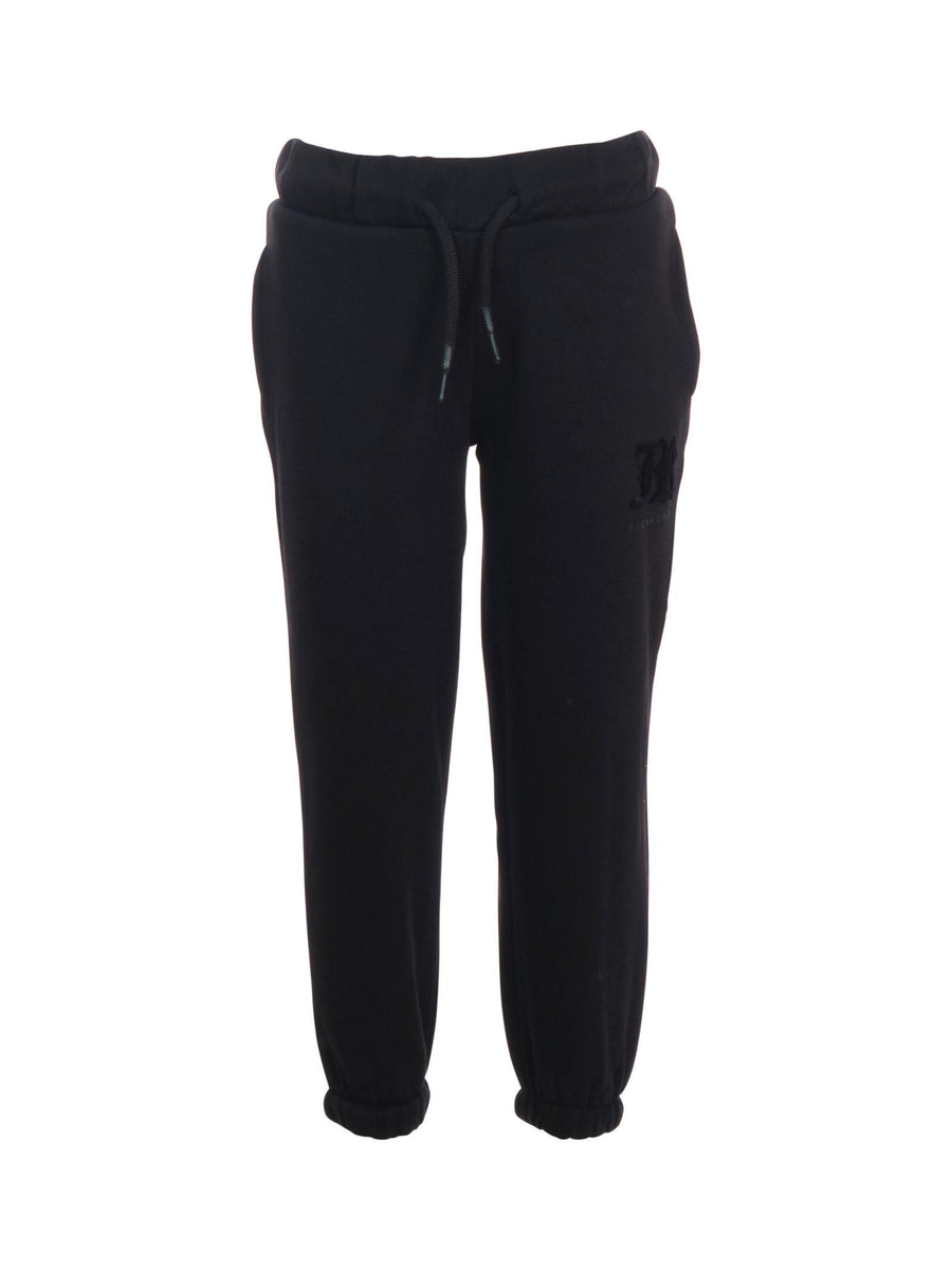 Completo con felpa John Richmond nero con logo "Jr" in velluto RBA25001CF BLACK John Richmond 