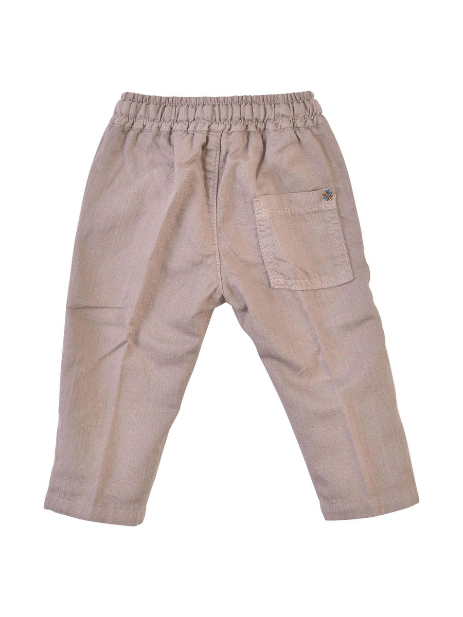 Pantalone in misto lino fango MR1629 FAN Manuel Ritz 