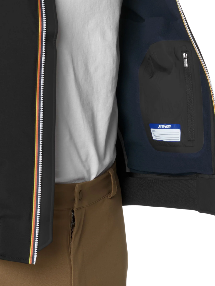 Giubbino "Arsene Bonded" K-Way nero K6131CW A3C K-WAY 