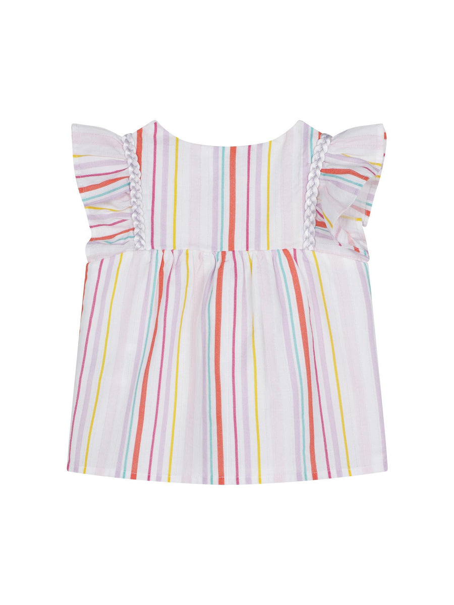 Camicia a strisce multicolor Y05224 MULTICO Carrement Beau 