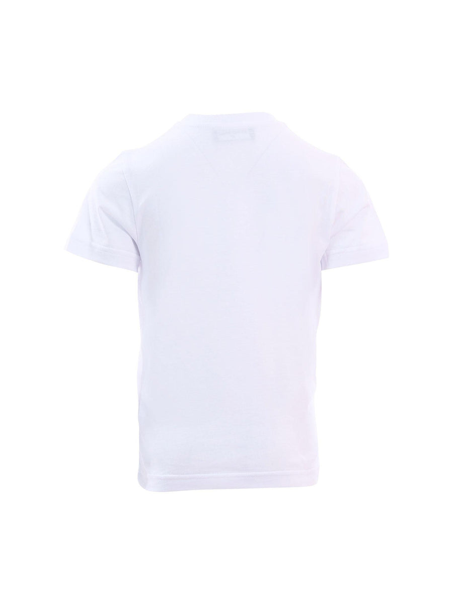 T-Shirt Dsquared bianca "here comes the sun" DQ2781 DQ100 Dsquared 