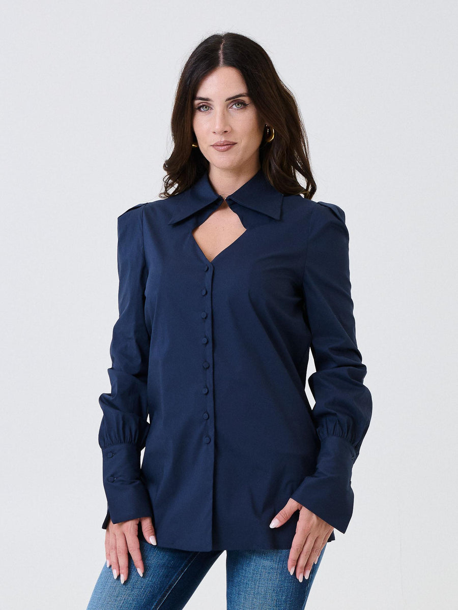 Camicia "atypical" Silence Limited blu navy CA7020 NAVY Silence Limited 