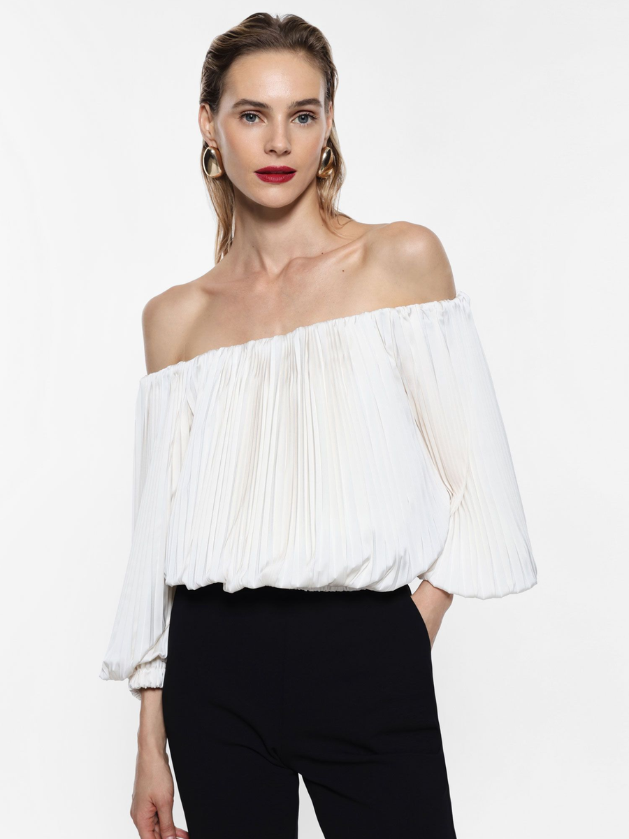 Top Imperial scollo a barca champagne CMI0IDGP CHAMPAGNE Imperial 