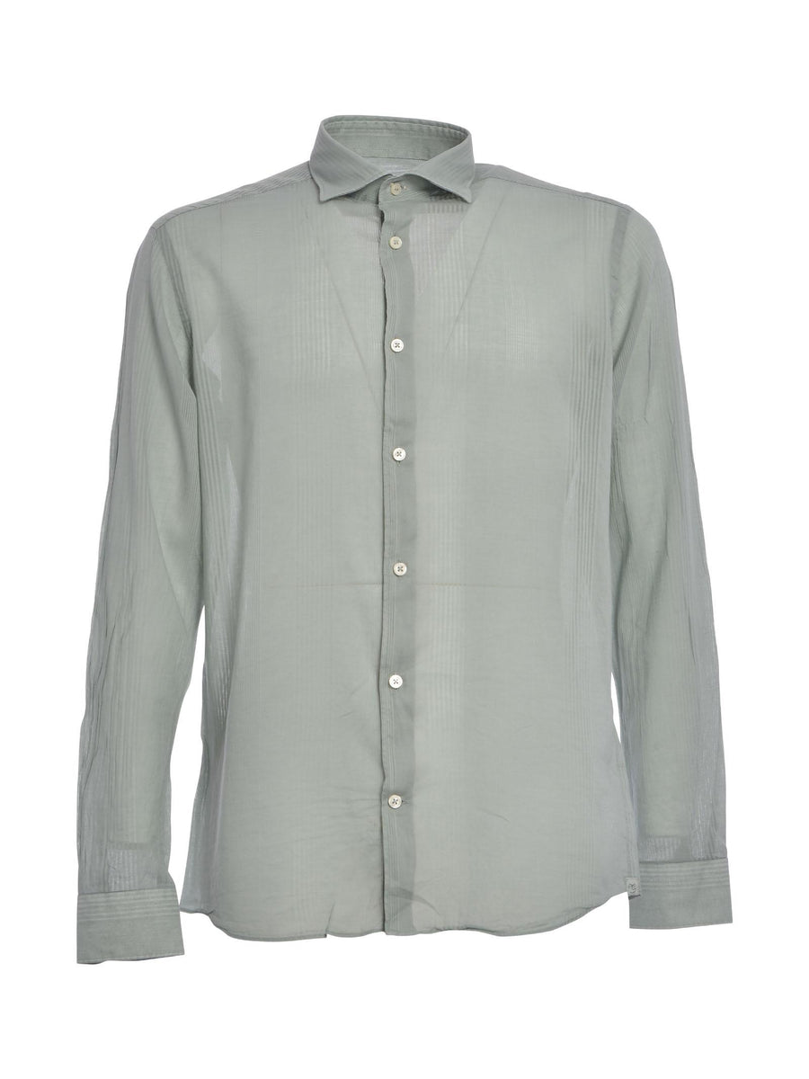 Camicia Luca verde salvia FS049CT036 69 Mastricamiciai 