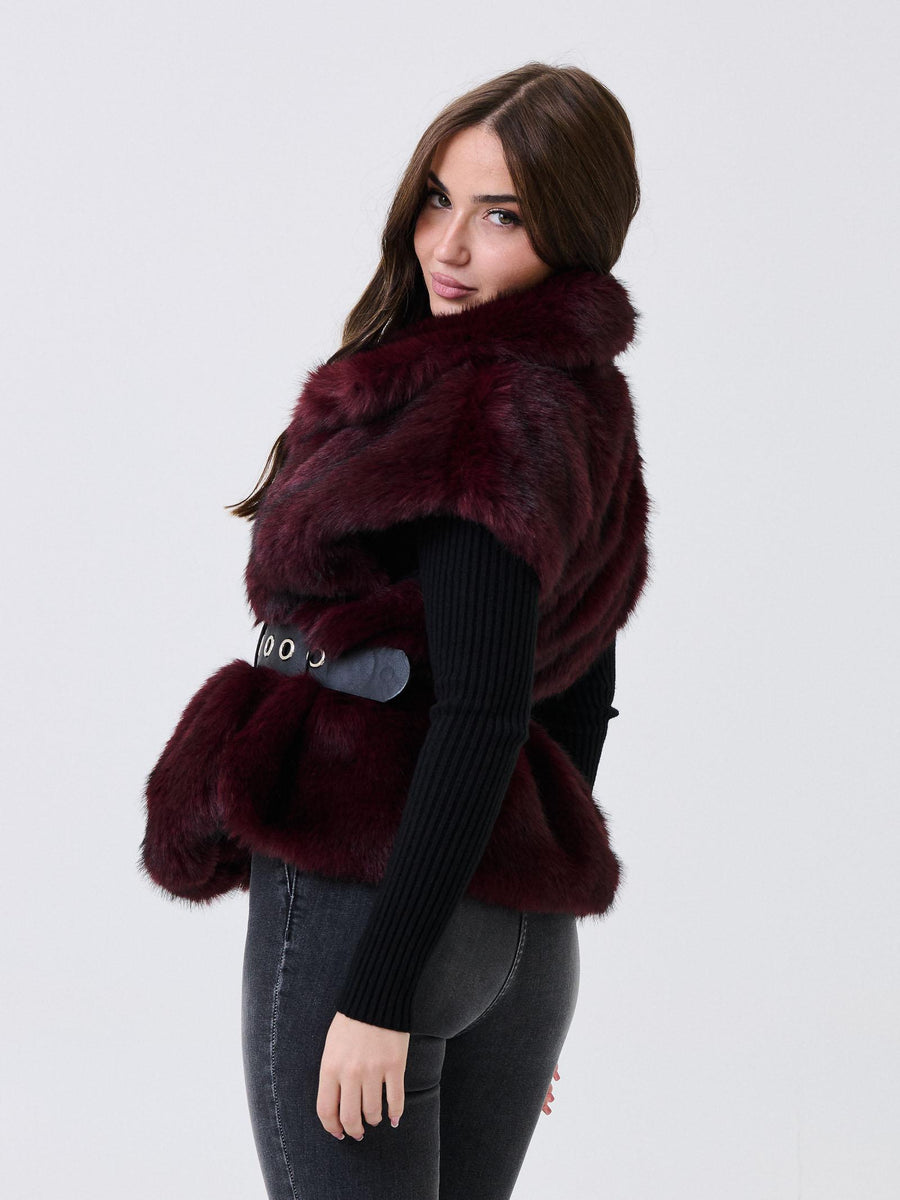 Ecopelliccia smanicata Armoire bordeaux 049 BORDEAUX Armoire 