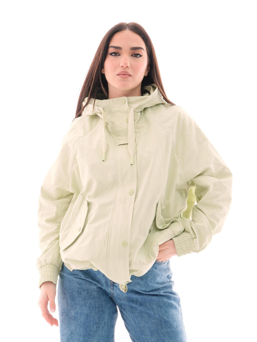 Parka corto Rino e Pelle "Bayli" verde acido BAYLI LIME CREAM Rino & Pelle 