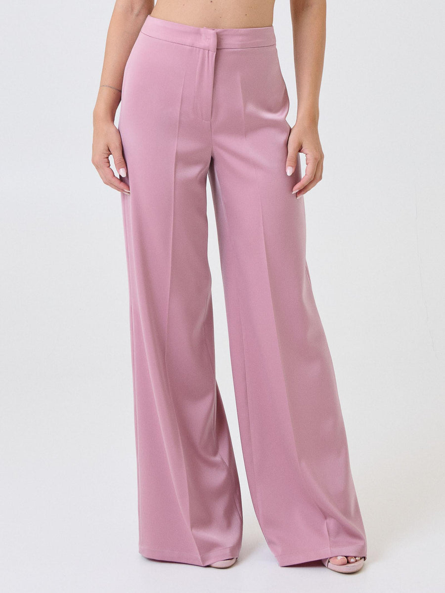 Pantalone a palazzo "allure" Silence Limited rosa PAF4SAT OURPINK Silence Limited 