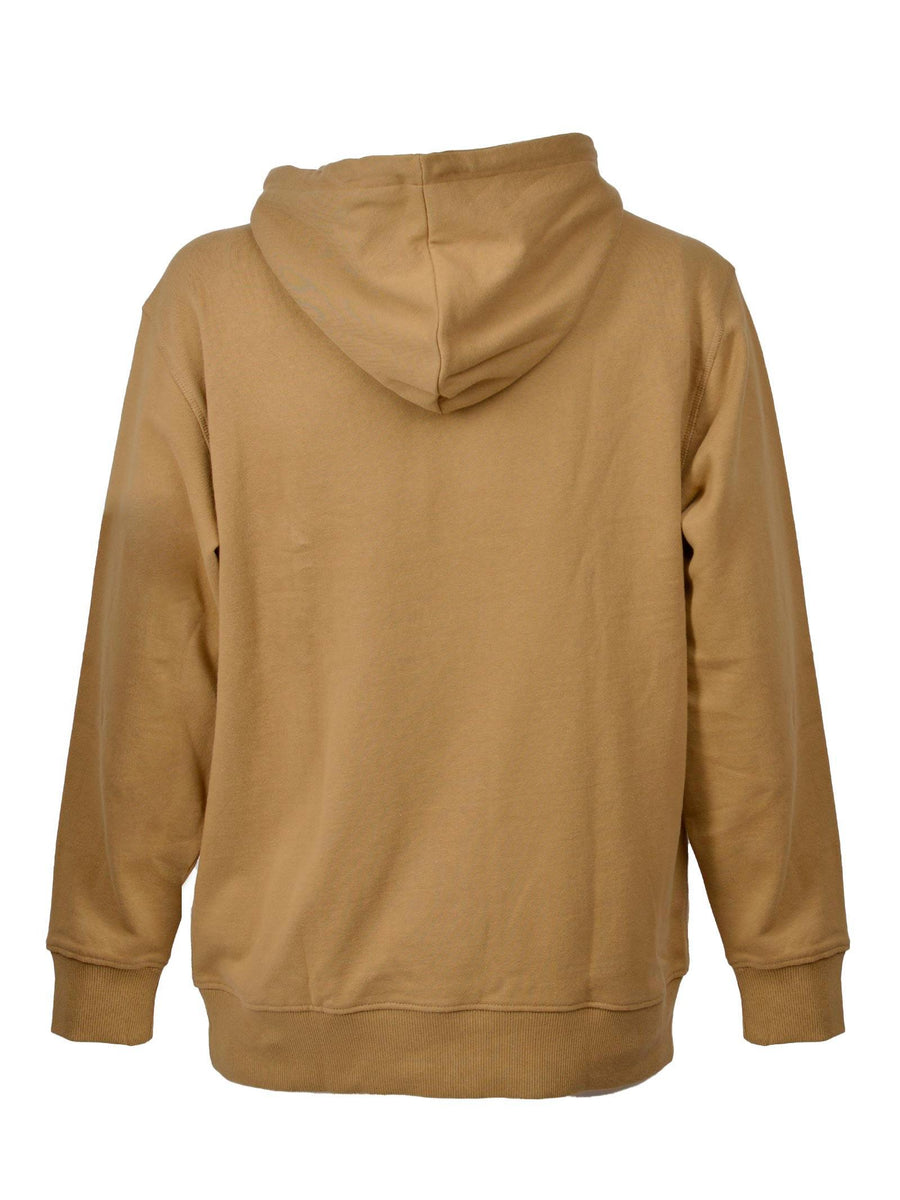 Felpa basic con cappuccio cammello 16077368 KELP Selected 