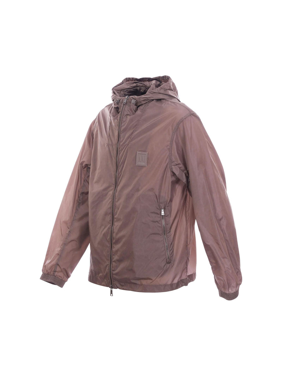 Giacca con cappuccio Armani Exchange tortora antivento XM000342AF12285 U6107 Armani Exchange 