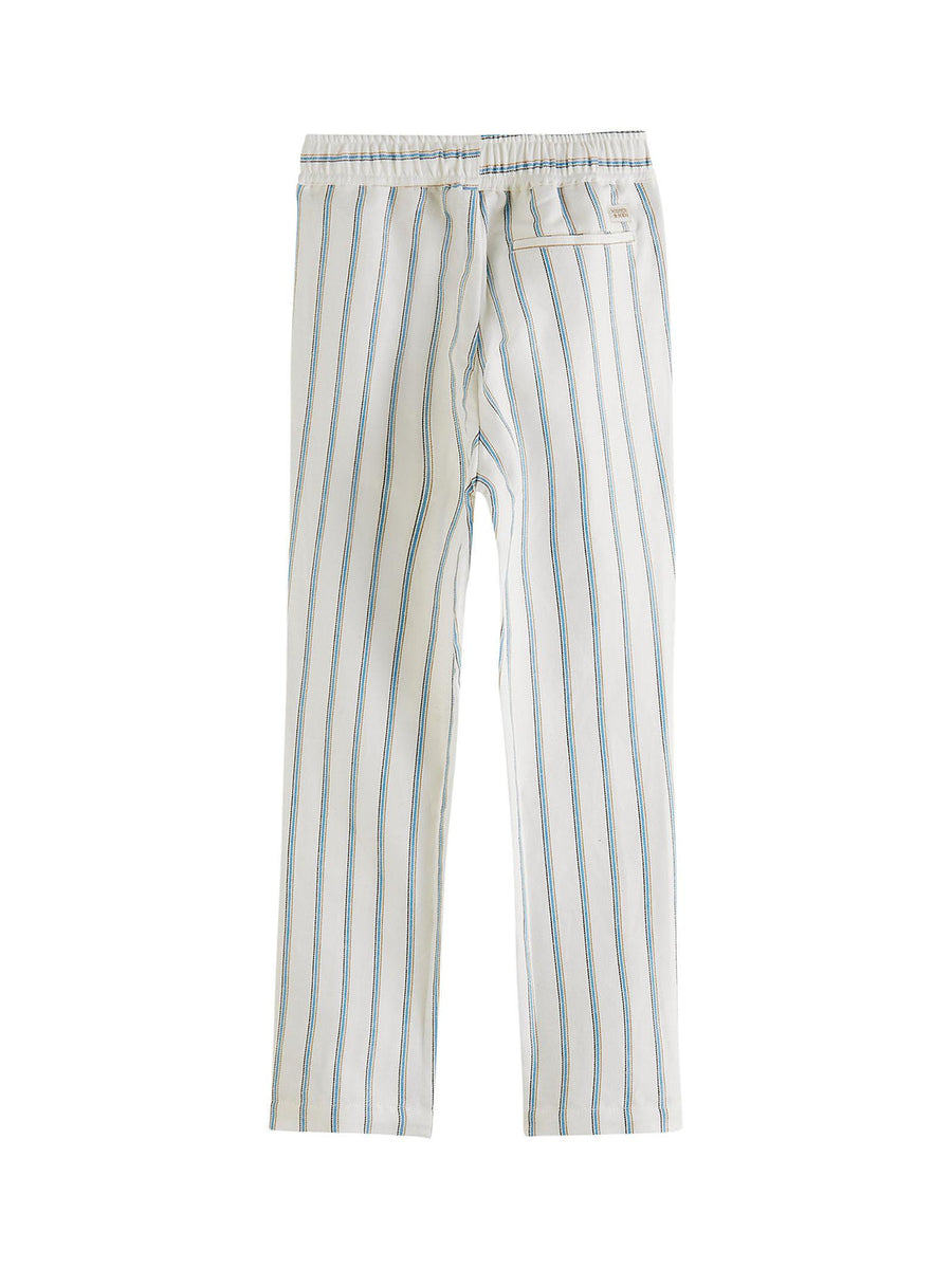 Pantalone in lino a righe 171000 5520 Scotch & Soda 
