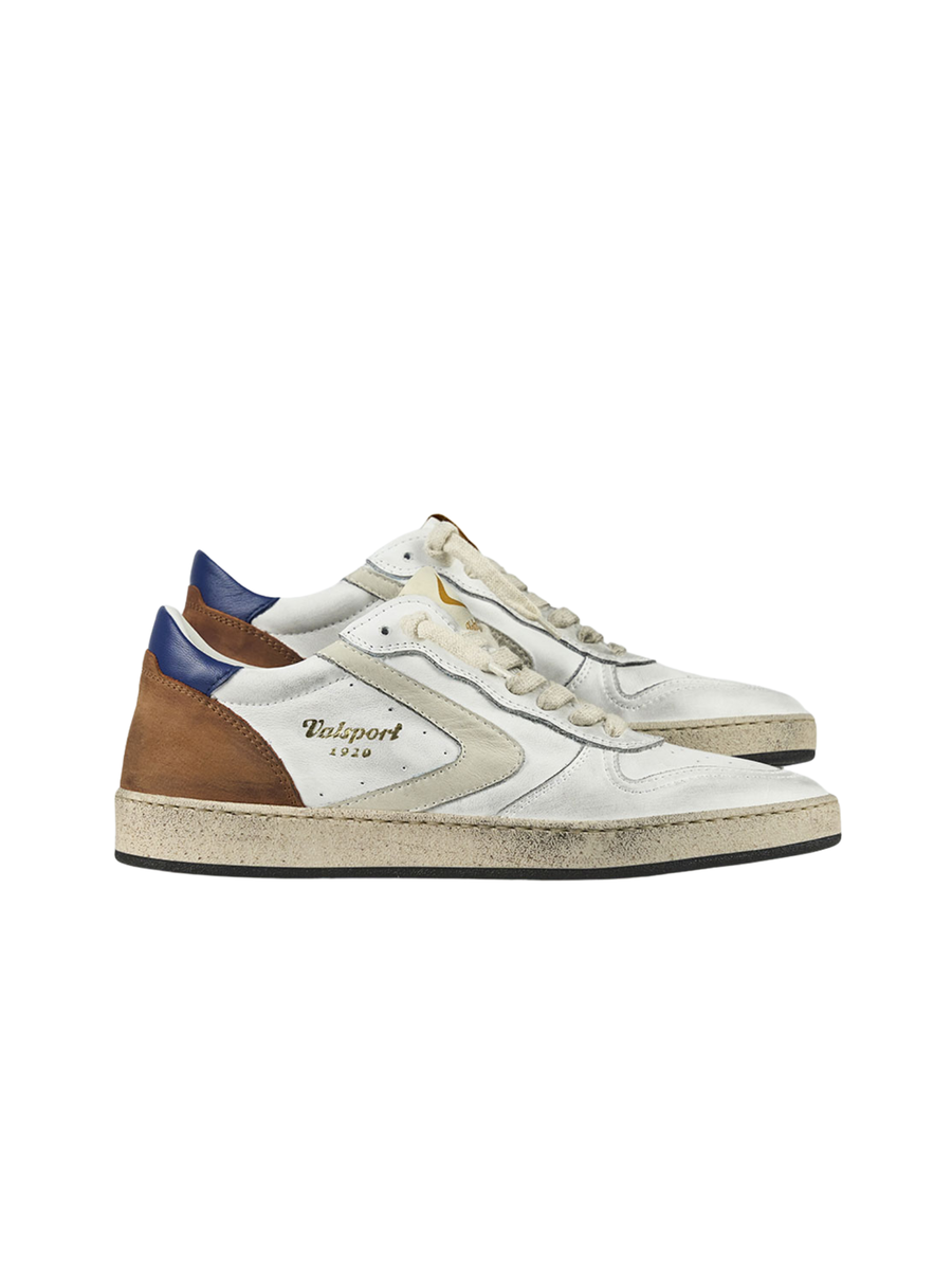 Sneakers "Davis H. Dust" Valsport bianche con inserto marrone VD2856M DUST Valsport 