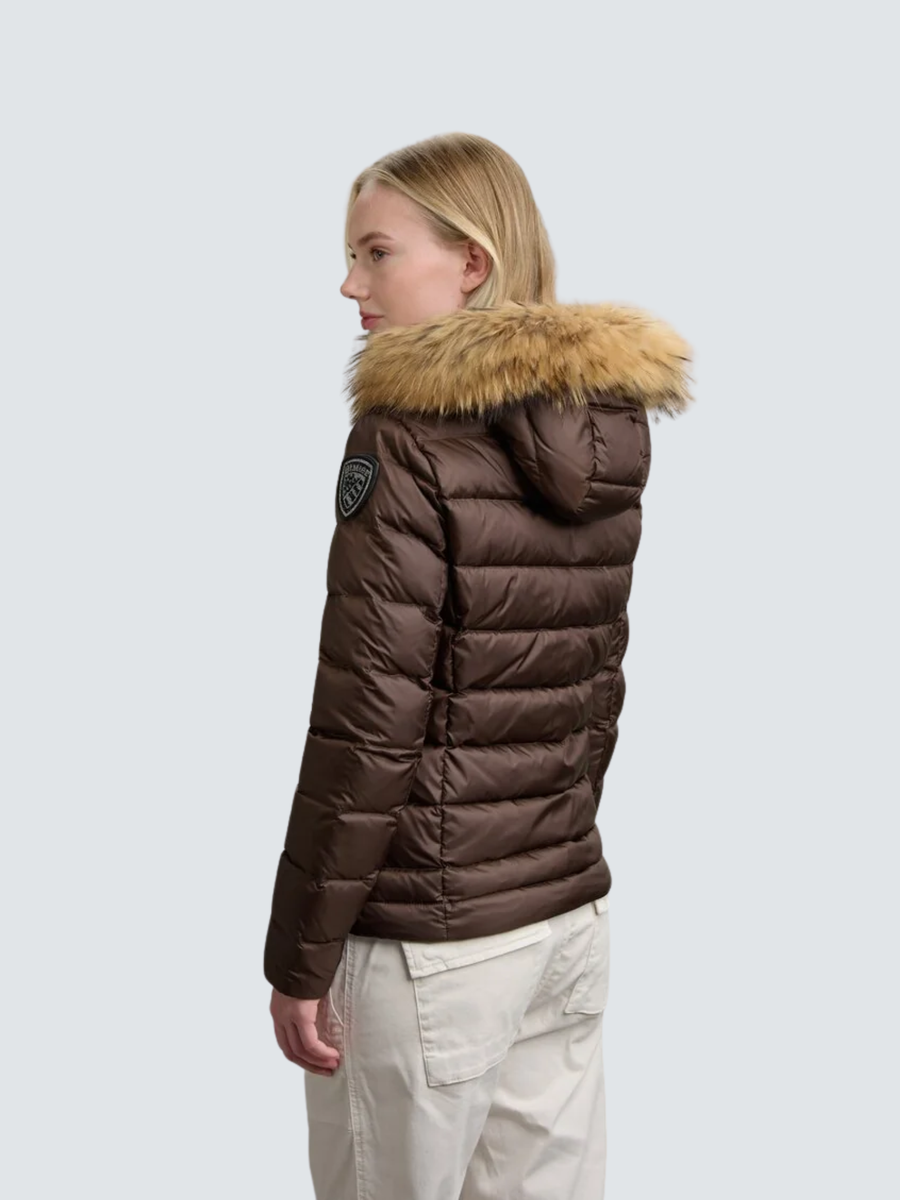 Giubbino a righe "Arcadia" Blauer marrone BLDC03099 365EI Blauer 