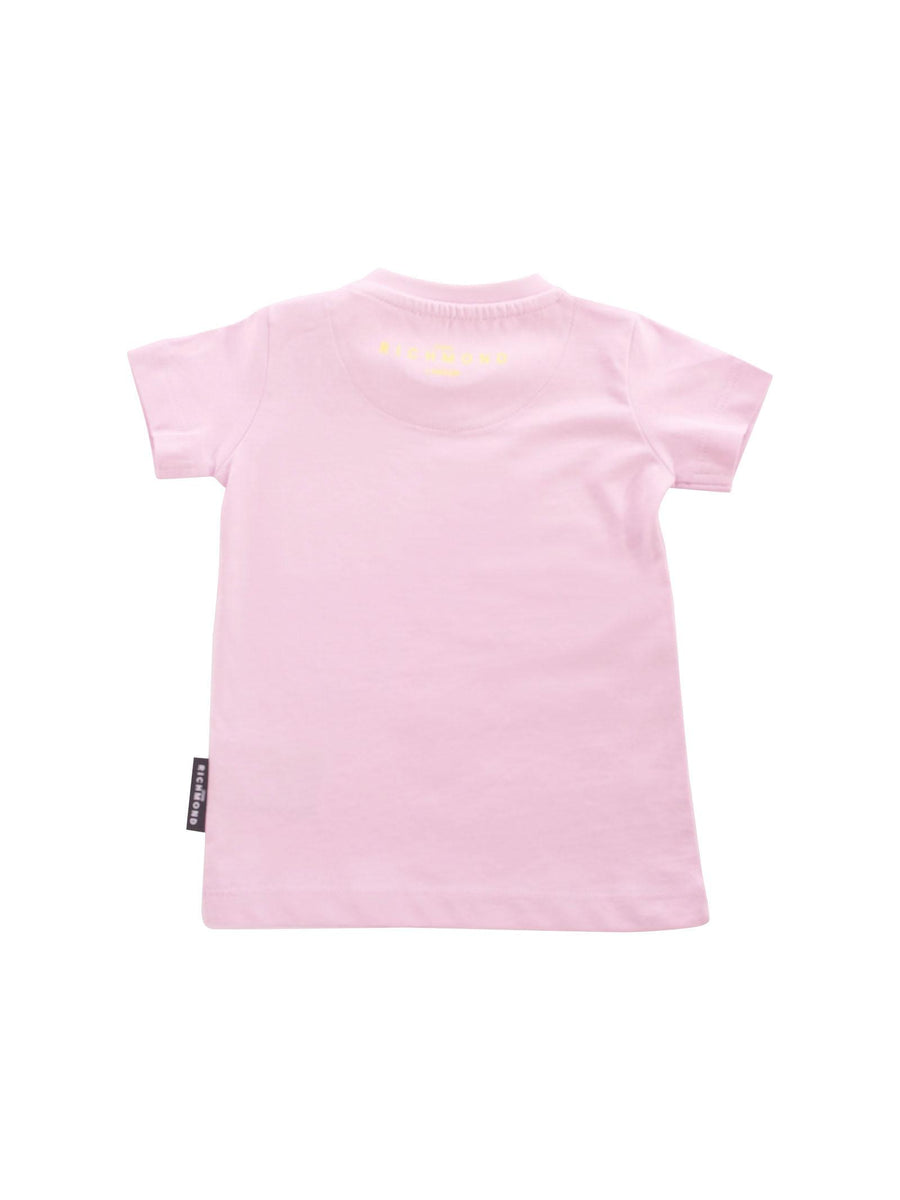 T-Shirt John Richmond lilla con logo lettering giallo RIP25002TS LILLA John Richmond 