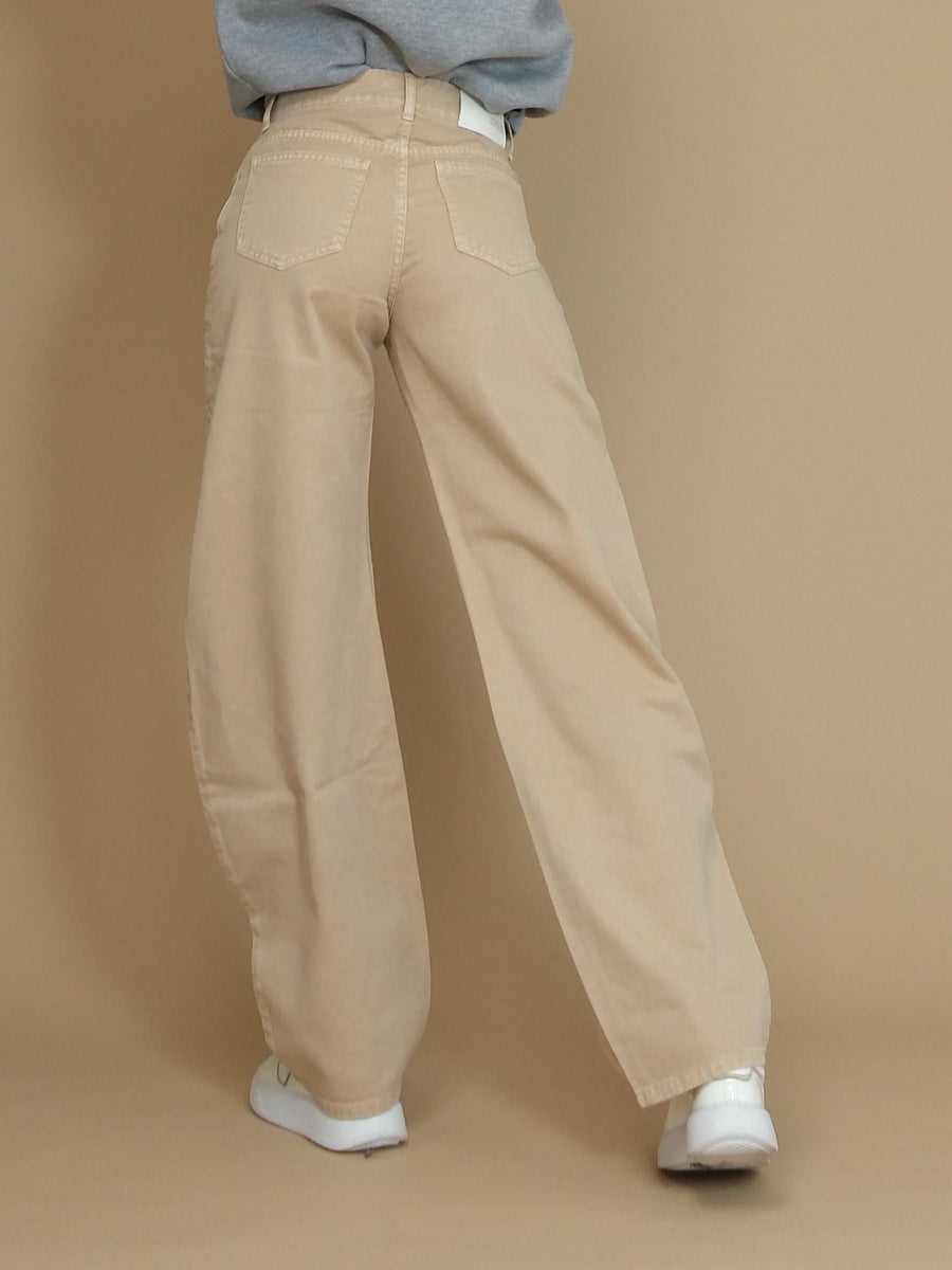 Jeans Vicolo beige a gamba larga DS0249 BEIGE Vicolo 