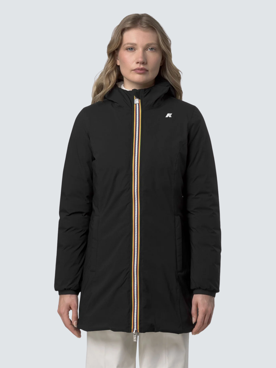 Giubbino "Denise St Thermo Reversible" K-Way nero K8134CW BC9 K-WAY 