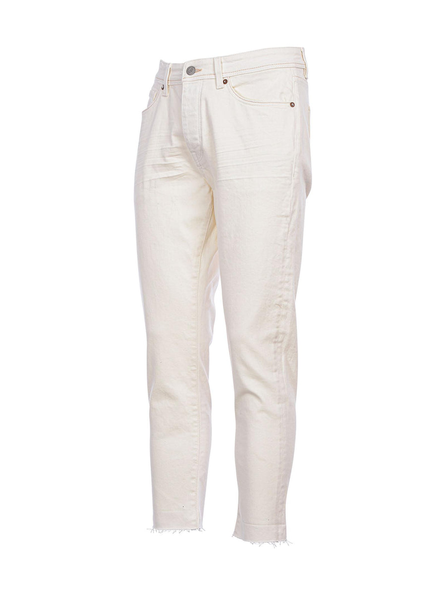 Jeans bianco relaxed cropped aldu 16083934 WHT Selected 