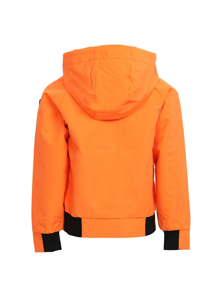 Giubbino arancione fluo foderato con profili neri RW483 ARA/NE Refrigiwear 