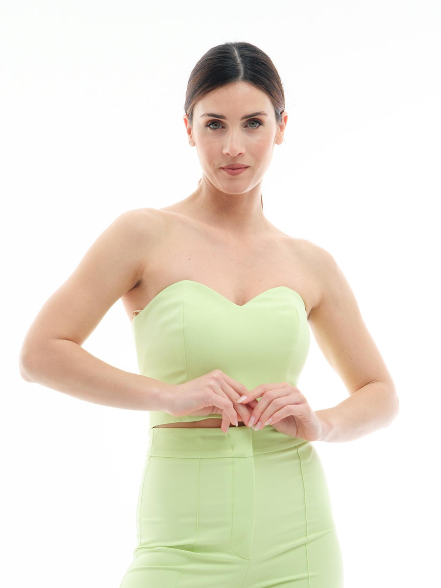 Top a cuore Silence Limited verde chiaro BOU845 LIGHTGREEN Silence Limited 