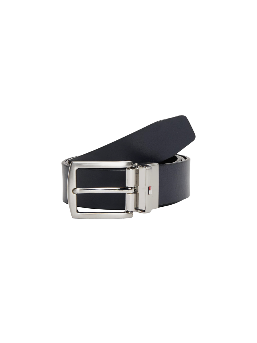 Cintura reversibile Denton Tommy Hilfiger nera in pelle AM0AM13012 DW6 Tommy Hilfiger 