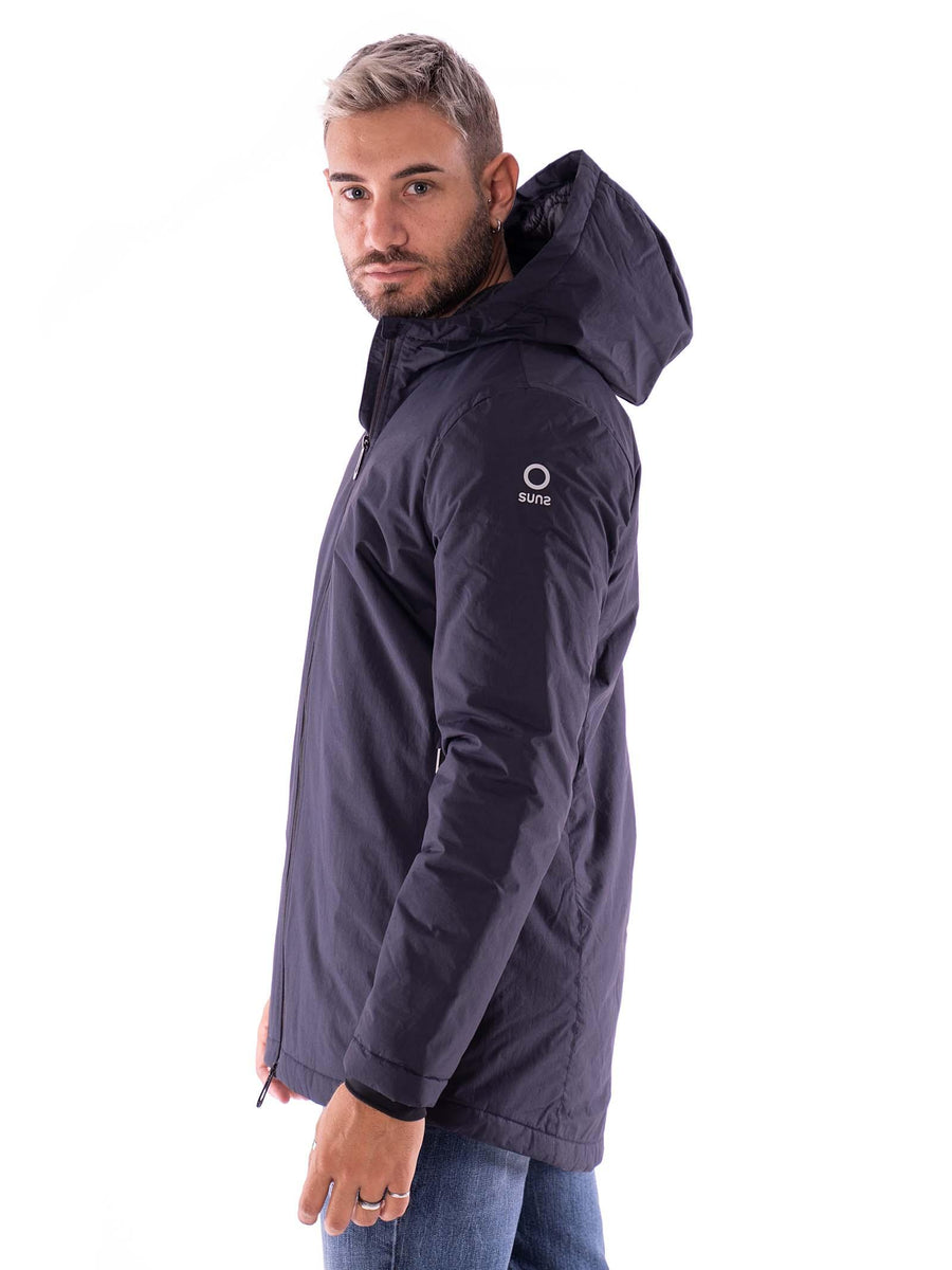 Parka nylon blu Suns NOMENTANOPLUS3U 00105 Suns 