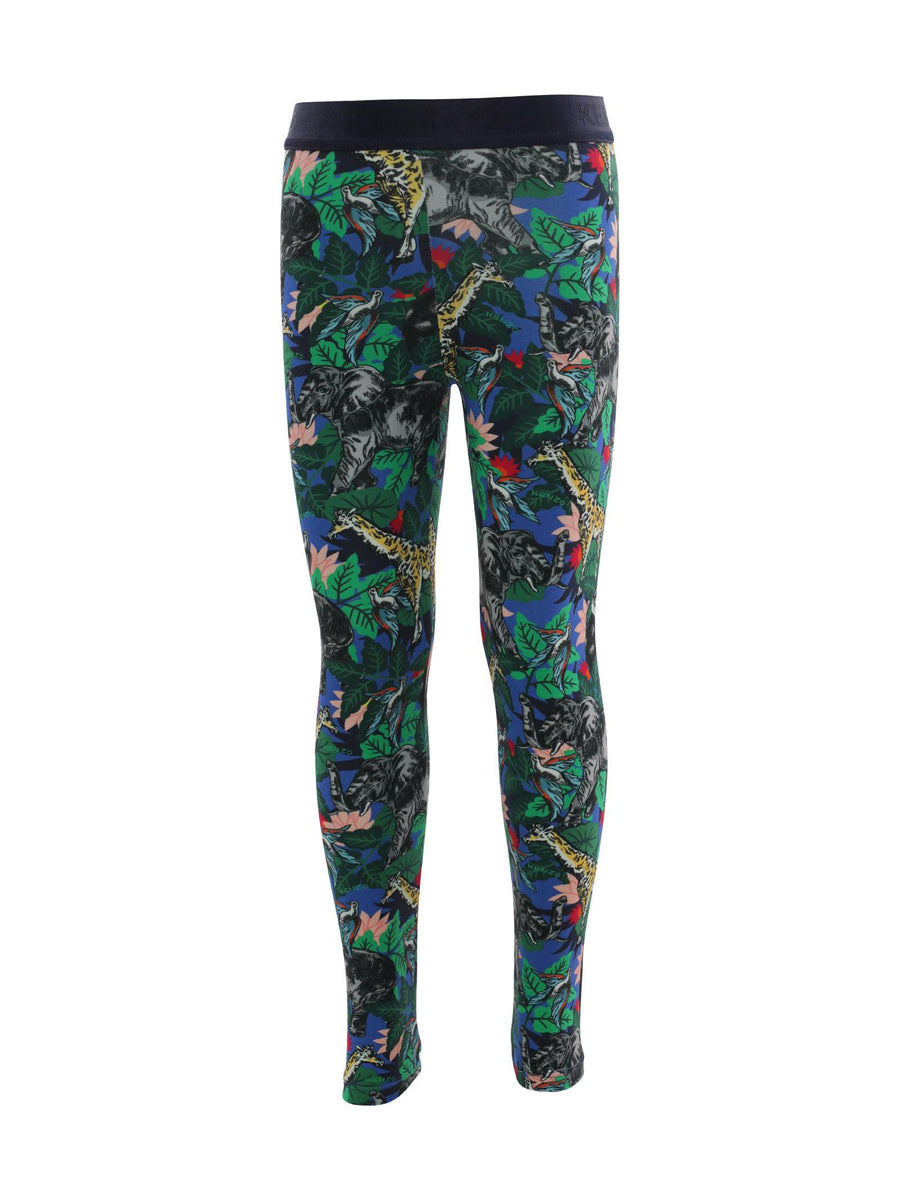 Leggings stampa jungla K14207 829 Kenzo 