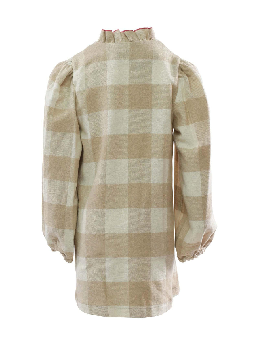 Abito a quadri beige 22V570 BOF Mariuccia Milano 