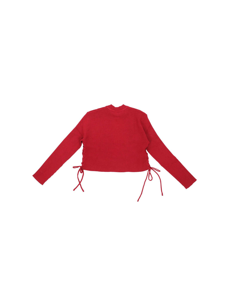 Maglioncino a costine bambina Manila Grace rubino MFJF24M187 RUBINO Manila Grace 