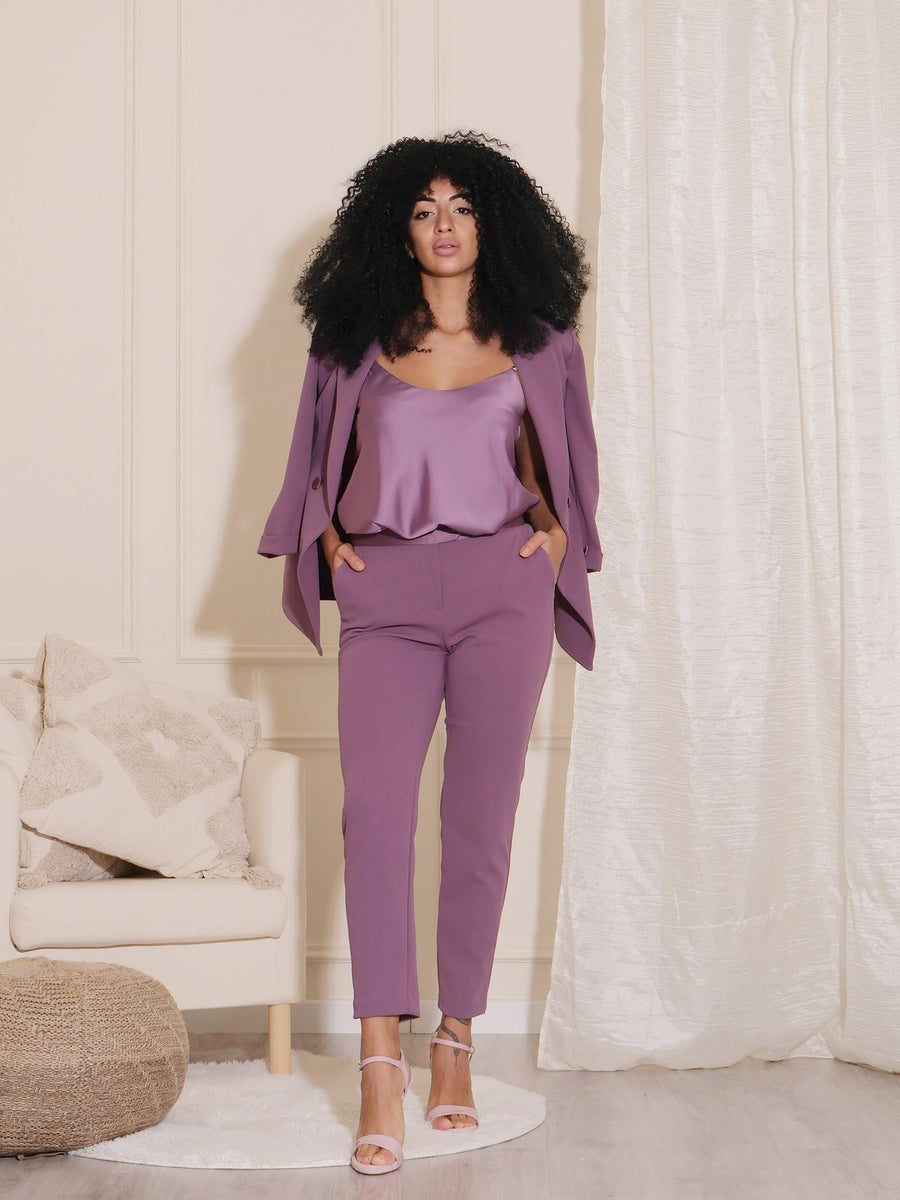 Bluse Imperial malva scollo rotondo RGJ5IDG MALVA Imperial 