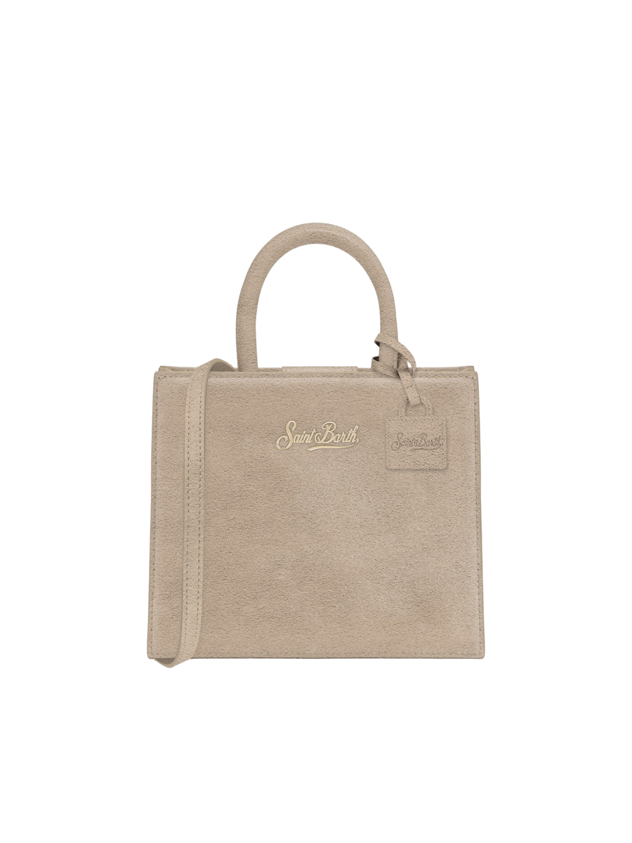 Borsa mini "10" Saint Barth beige scamosciata SHBM0002 00556I MC2 SAINT BARTH 