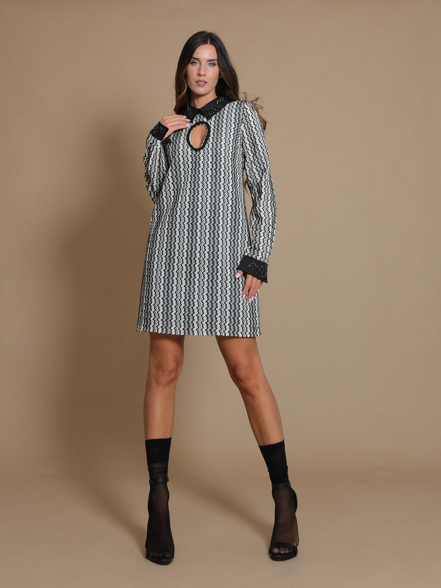 Abito Pho chemisier nero 4322094 BWAVE PHO FIRENZE 