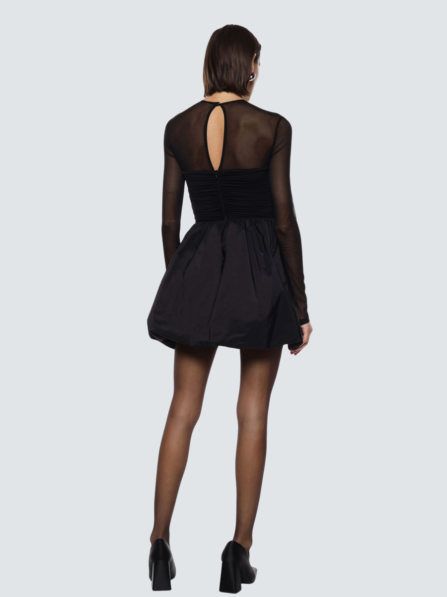 Abito corto svasato Imperial nero AFVNKNI NERO Imperial 