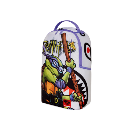 Zaino "TMNT Donatello" Sprayground bianco con stampa ninja 910B7148 NSZ Sprayground 