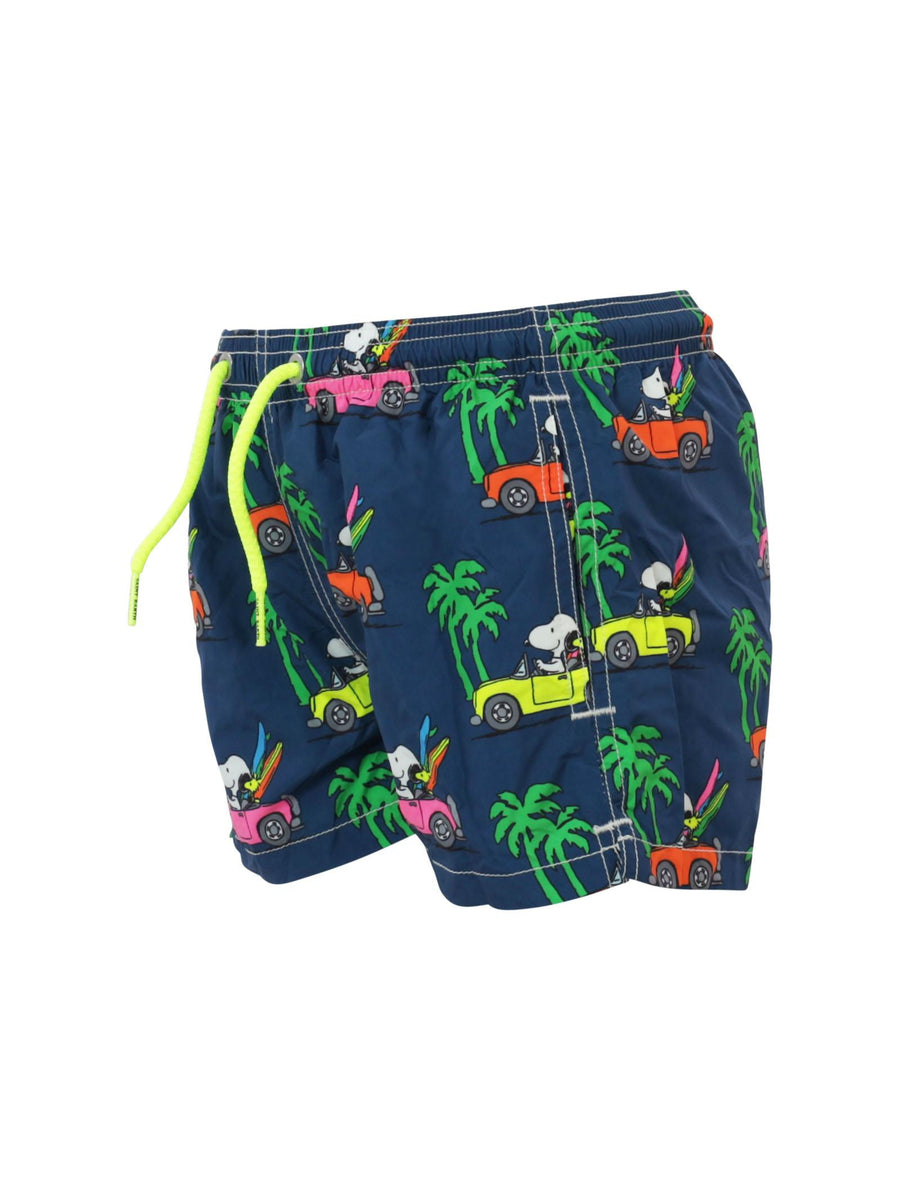 Costume shorts blu Snoopy car JEA0004 00162D MC2 SAINT BARTH 