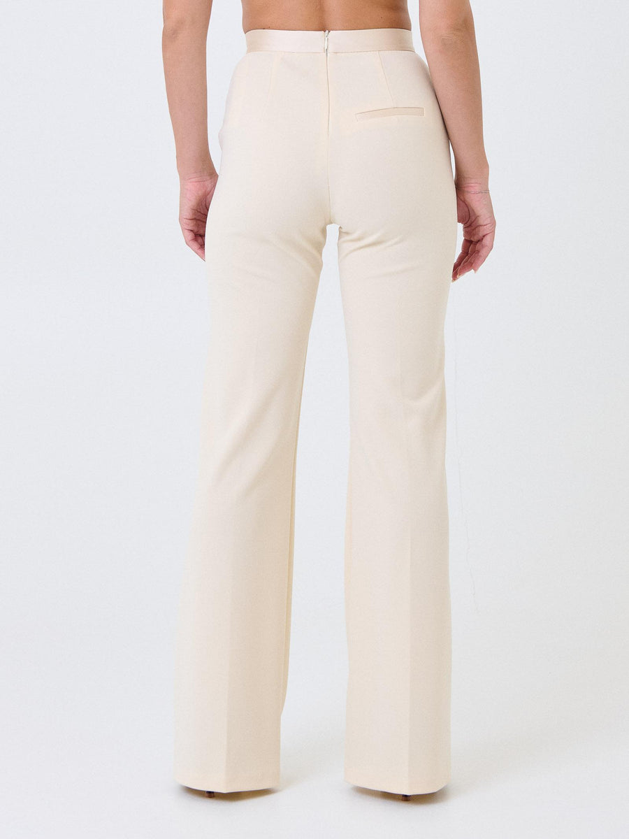 Pantalone a zampa Imperial beige gesso P3E9KAW GESSO Imperial 