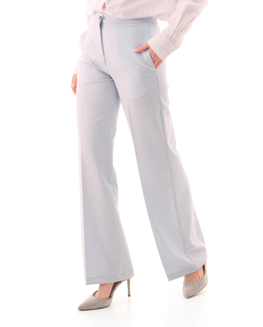 Pantalone a gamba larga Vicolo azzurro polvere TD0295 POLVERE Vicolo 