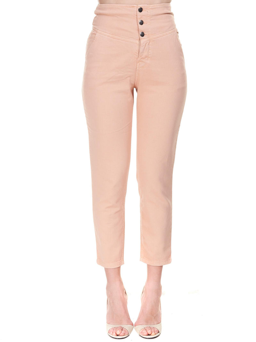 Pantalone denim beige vita alta PJ301 RAME Jijil 