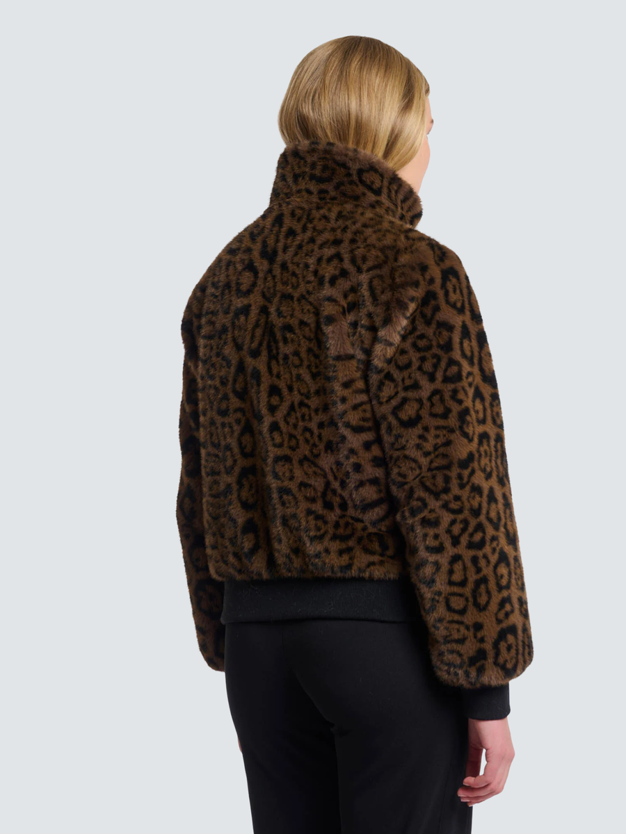 Giubbino in ecopelliccia "Ambra" Rino & Pelle leopardato Ambra.7012511 Leopard Rino & Pelle 