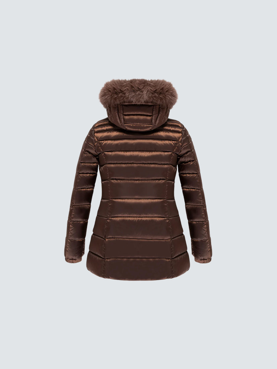 Giubbino lungo Refrigiwear bronzo W98118 H01419 Refrigiwear 