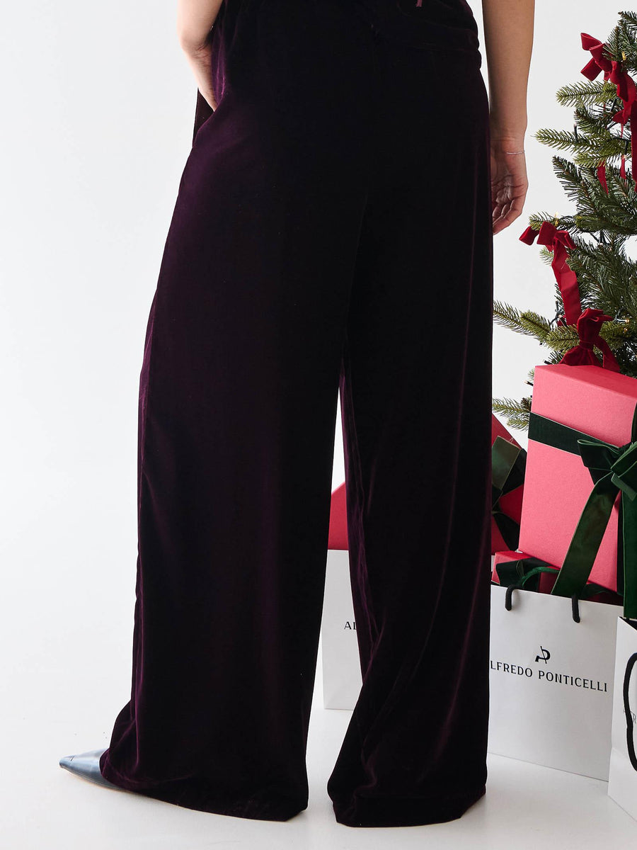 Pantalone in velluto Vicolo bordeaux TF0504 BORDEAUX Vicolo 