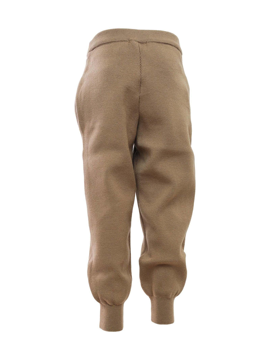 Pantalone in maglia a coste biscotto 032629 924 Pinko 