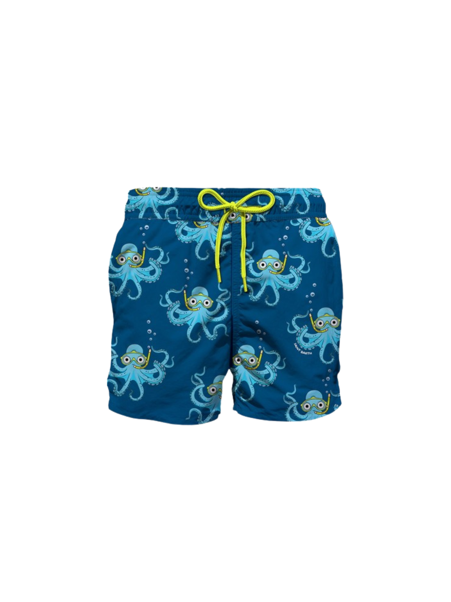 Costume MC2 Saint Barth "Lighting" blu stampa polipo subacqueo LIG0001 00306H MC2 SAINT BARTH 